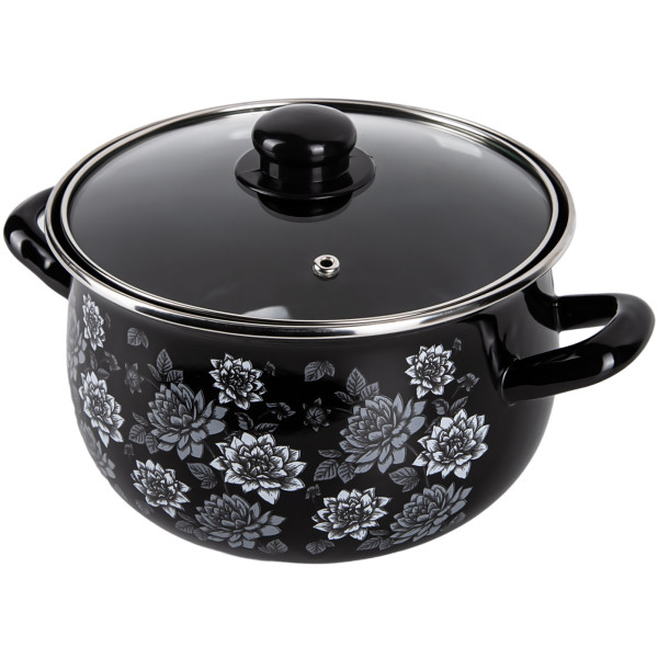 Фото - Каструля Gusto Пелюстки ночі 5,1 л GT-T-122-LN Фото - Каструля Gusto Пелюстки ночі 5,1 л GT-T-122-LN