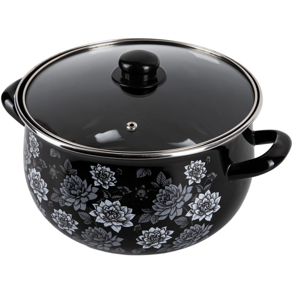 Фото - Каструля Gusto GT-T-124-LN Пелюстки ночі 24 см 5.7 л Фото - Каструля Gusto GT-T-124-LN Пелюстки ночі 24 см 5.7 л