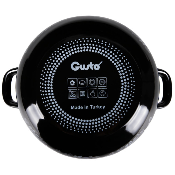 Фото - Каструля Gusto GT-T-124-LN Пелюстки ночі 24 см 5.7 л