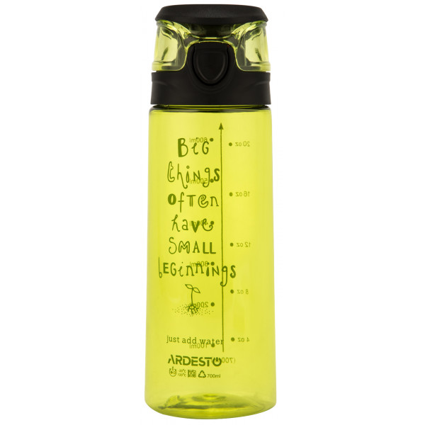 Фото - Пляшка для води Ardesto Big Things 700 мл Green (AR2206PG)