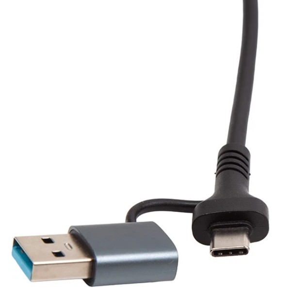 Фото - Переходник USB Type-C - RJ-45 PowerPlant USB 3.0 A/USB-C - RJ45 (CA917266)