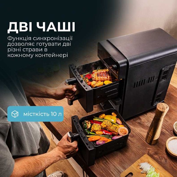 Фото - Мультипечь Cecotec Cecofry DuoLevel 12000 Window (A01_EU01_109325)