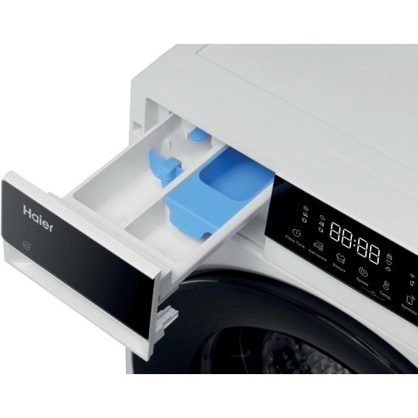 Фото - Комплект техники Haier Стиральная машина с фронтальной загрузкой + Сушильная машина + Комплект креплений для установки в колонну Haier HW80-BP14357TU-S + HD80-D357TU1-UA + HASKWS579