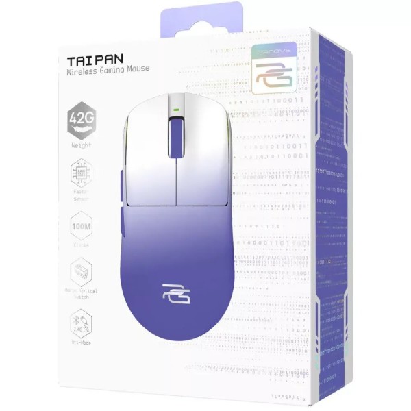 Фото - Мышь беспроводная игровая Proove Gaming Taipan black/purple (WMTP00022016)