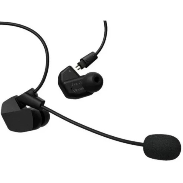 Фото - Навушники вкладиші дротові Final Audio VR3000 +Condenser Mic for Gaming MATTE BLACK (FI-VR3DPLDCM)