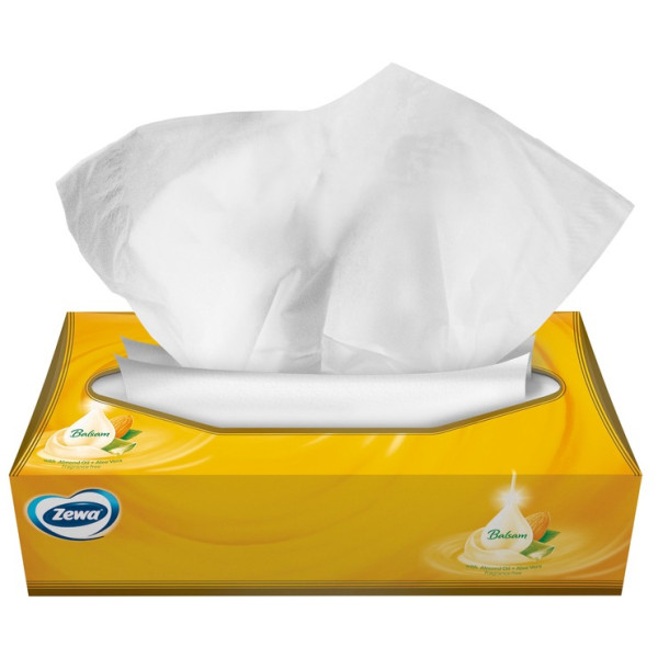 Фото - Салфетки гигиенические сухие Zewa Soft Sensitive 80 шт. (7322540926279)