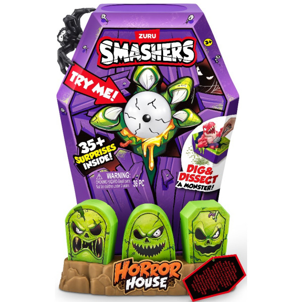 Фото - Набір ігрових фігурок Smashers Horror House-Large Dino/Великий Будинок Жахів Діно (74124A)