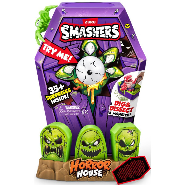 Фото - Набір ігрових фігурок Smashers Horror House-Large Zombie/Великий Будинок Жахів Зомбі (74124B)