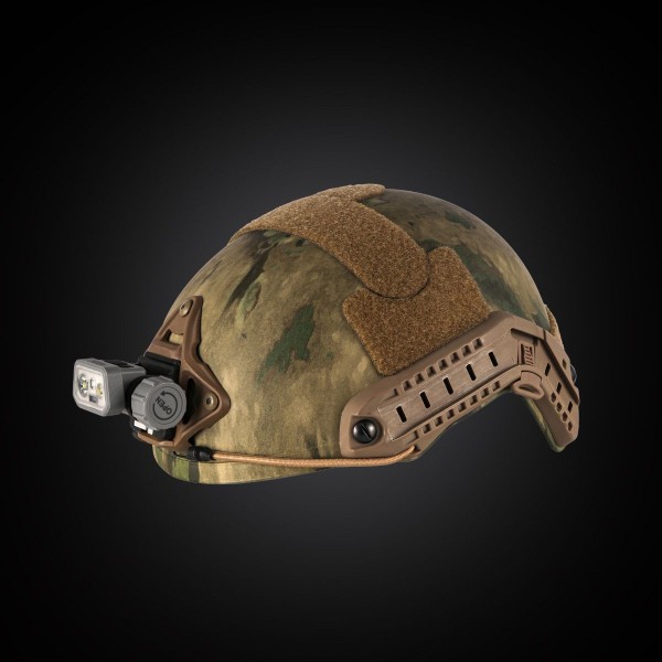 Фото - Фонарь налобный Mactronic Prism (650 Lm) Cool White/RGB LED Recharg Type-C Helmet Kit (THL0141)