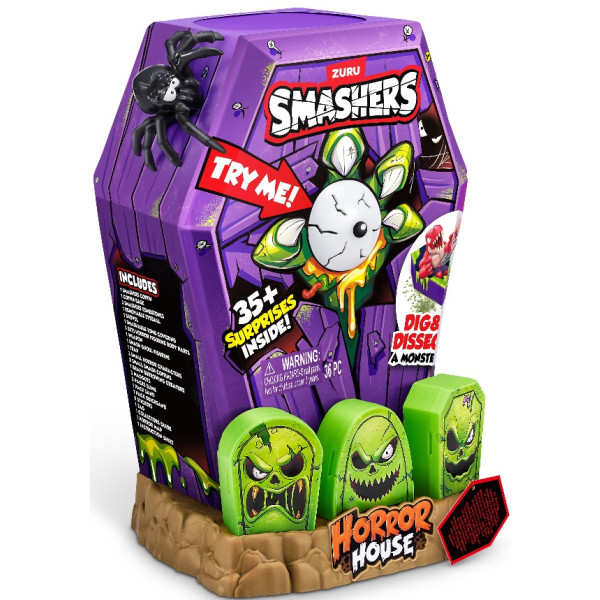 Фото - Набір ігрових фігурок Smashers Horror House-Large Dino/Великий Будинок Жахів Діно (74124A)