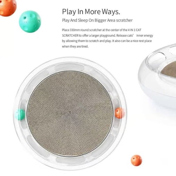 Фото - Царапка напольная PETKIT Fun Cat Scratcher 4 in 1 (P610)