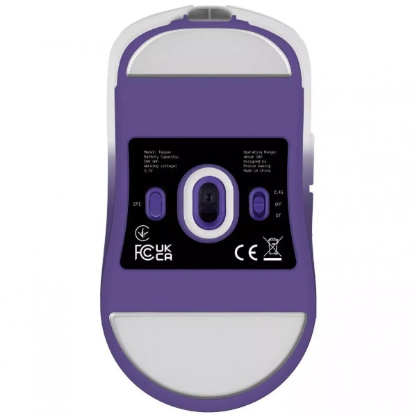 Фото - Мышь беспроводная игровая Proove Gaming Taipan white/purple (WMTP00022017)