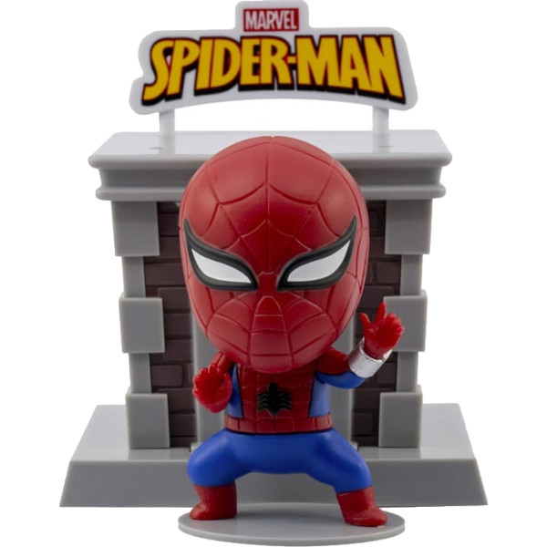 Фото - Ігрова фігурка-сюрприз YUME Spider-Man Tower Series (10142)