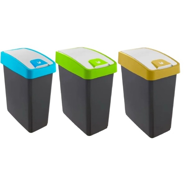 Фото - Бак для сміття Keeeper FLIP LID 25л (2245) в асортименті Фото - Бак для сміття Keeeper FLIP LID 25л (2245) в асортименті