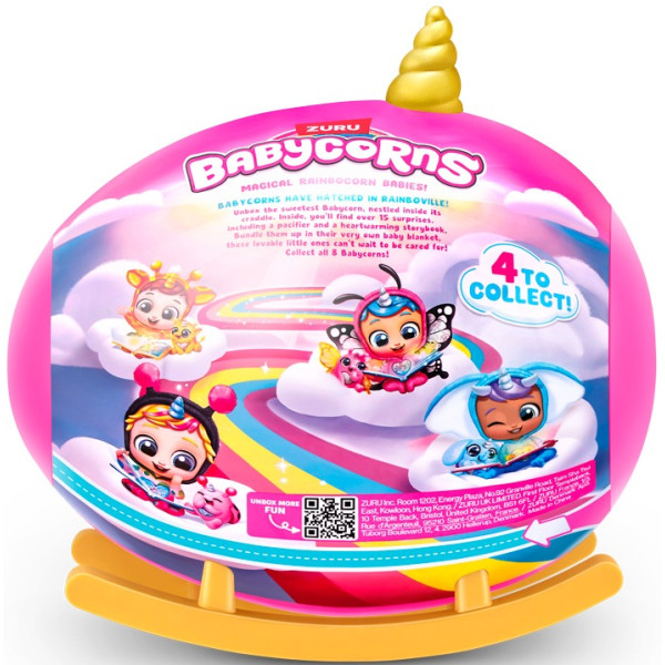 Фото - Кукла-сюрприз набор Babycorns Кукла Жираф (92107D)