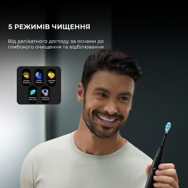 Фото - Зубна щітка електрична Oclean X Ultra 20 Set Black