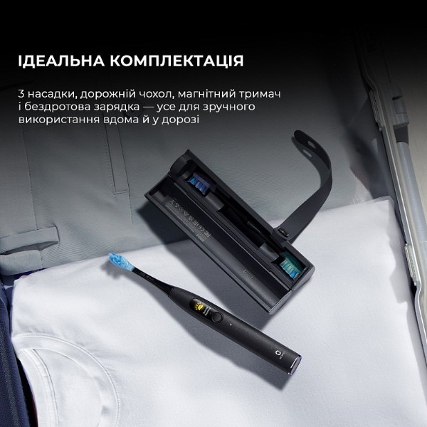 Фото - Зубна щітка електрична Oclean X Ultra 20 Set Black