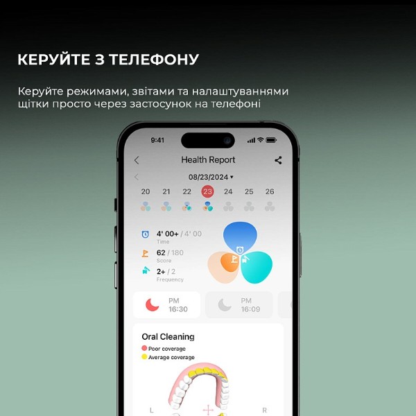 Фото - Зубна щітка електрична Oclean X Ultra 20 Set Black