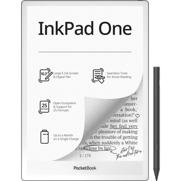 Фото - Електронна книга PocketBook InkPAd One Black (PB1030-8-WW)