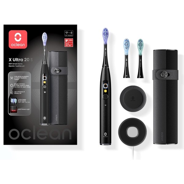 Фото - Зубна щітка електрична Oclean X Ultra 20 Set Black