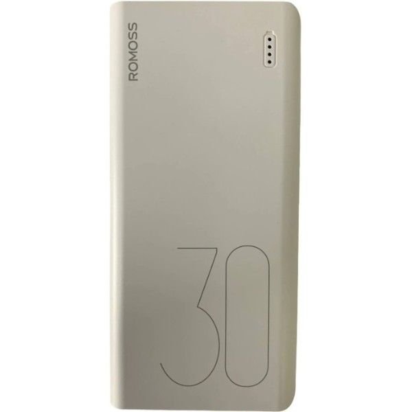 Фото - Батарея мобільна Romoss 30000mAh PHP30 18W (PHP30-201-01H) White Фото - Батарея мобільна Romoss 30000mAh PHP30 18W (PHP30-201-01H) White