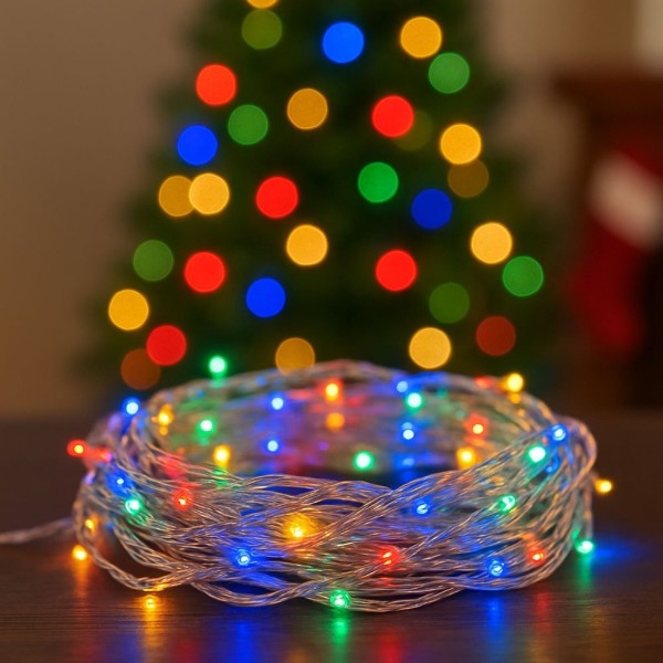 Фото - Гірлянда лінійна Colorway LED 100 10 м кольорова USB (CW-G-100L10UTMC)