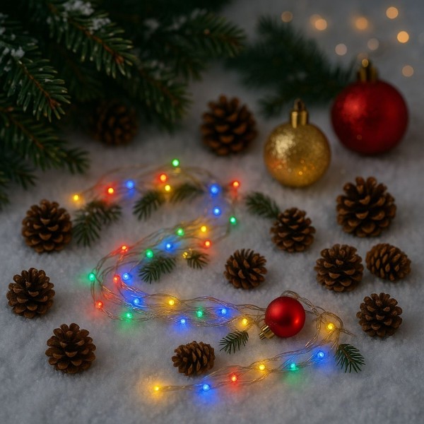 Фото - Гірлянда лінійна Colorway LED 200 20 м кольорова USB (CW-G-200L20UTMC)