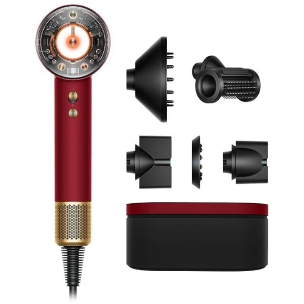 Фото - Фен Dyson HD16 Supersonic Nural Red Velvet/ Gold (493117-01) Фото - Фен Dyson HD16 Supersonic Nural Red Velvet/ Gold (493117-01)