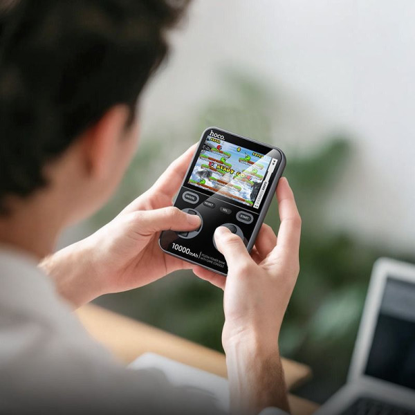Фото - Батарея мобильная HOCO Q47 Shine PD20W + Game Console 10000 mAh Black (714896)