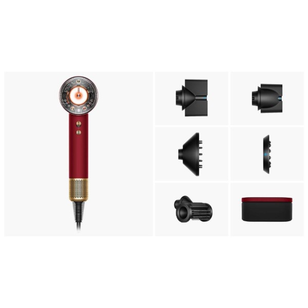 Фото - Фен Dyson HD16 Supersonic Nural Red Velvet/ Gold (493117-01)