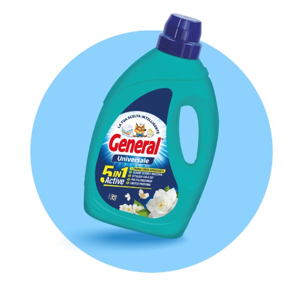 Фото - Гель для стирки General Универсальный 5в1 1.98 л (8001990039041)
