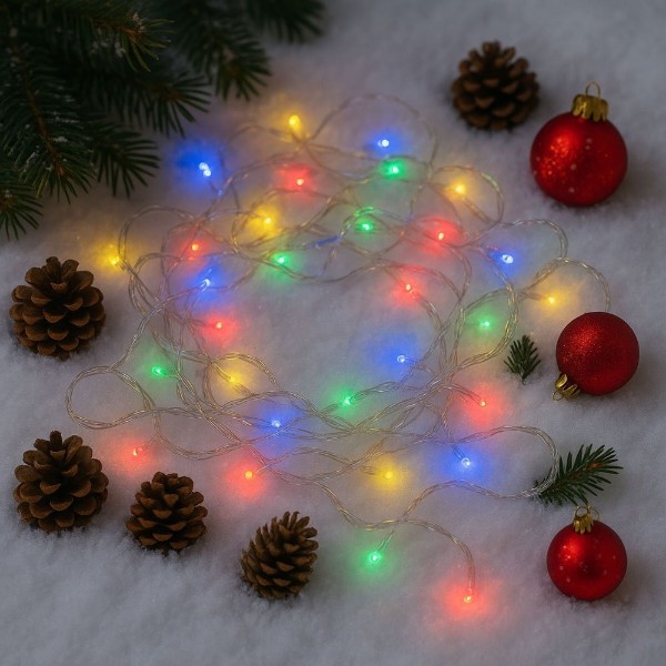 Фото - Гірлянда лінійна Colorway LED 100 10 м кольорова USB (CW-G-100L10UTMC)