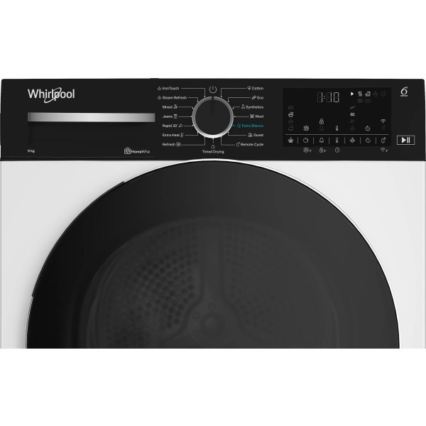 Фото - Комплект техники Whirlpool Стиральная машина с фронтальной загрузкой + Сушильная машина + Комплект креплений для установки в колонну Whirlpool WAM 87WBC UA + WP B9X WBS UA + SKS101 White