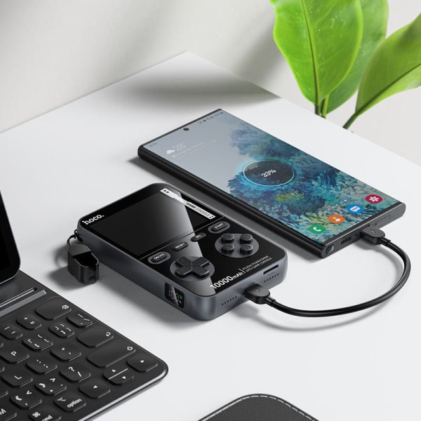 Фото - Батарея мобильная HOCO Q47 Shine PD20W + Game Console 10000 mAh Black (714896)