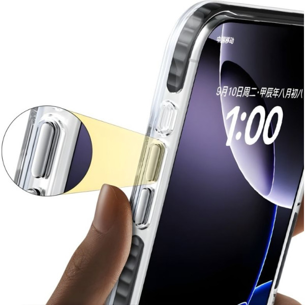 Фото - Чохол для смартфону BeCover FIBRA Shock-Proof case with MagSafe for Apple iPhone 17 Pro Black (715460)