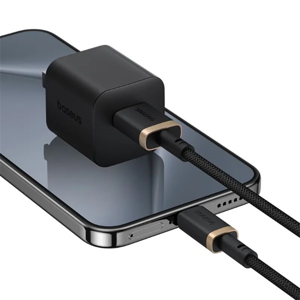 Фото - Перехідник Baseus Dura Series Fast Charging Cable USB to Type-C 60W 1m Gold+Black (P10377802U01-00)