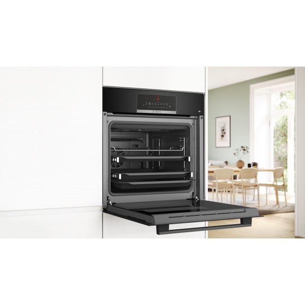 Фото - Комплект техніки Bosch Духова шафа + Варильна поверхня Bosch HBJ559YB6R + PNK6B6P41R