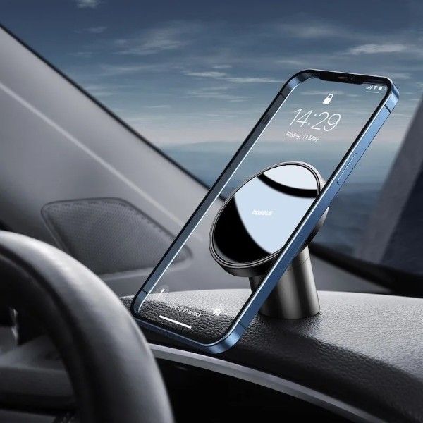 Фото - Автодержатель Baseus NeoGravity Magnetic Car Mount Cluster Black (C40141501113-00)