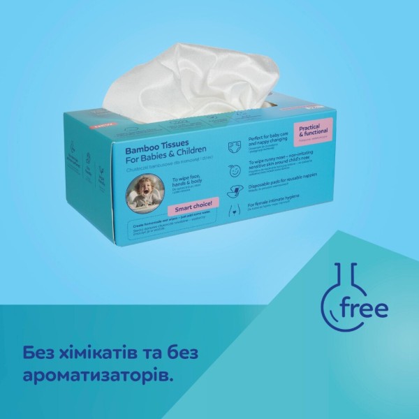 Фото - Серветки косметичні Canpol babies 100 шт. (1/658)