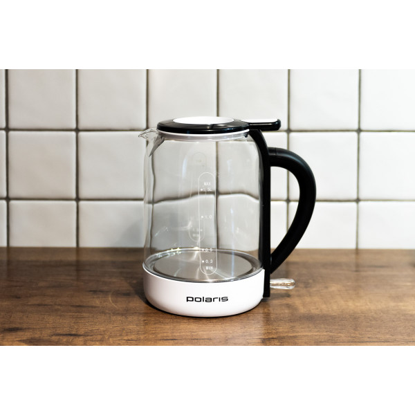 Фото - Электрический чайник Polaris PWK 1759CGL Black-White
