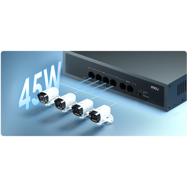 Фото - Коммутатор локальної мережі (Switch) Imou SF106P