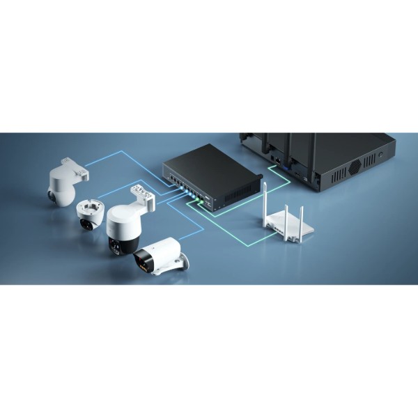 Фото - Коммутатор локальної мережі (Switch) Imou SF110P