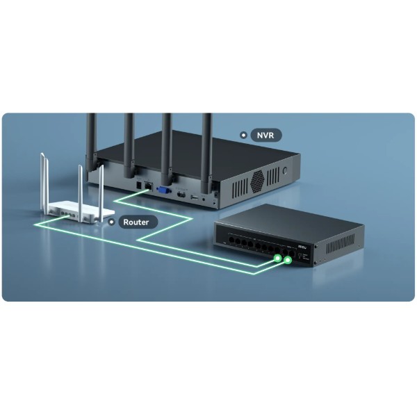 Фото - Коммутатор локальної мережі (Switch) Imou SF110P