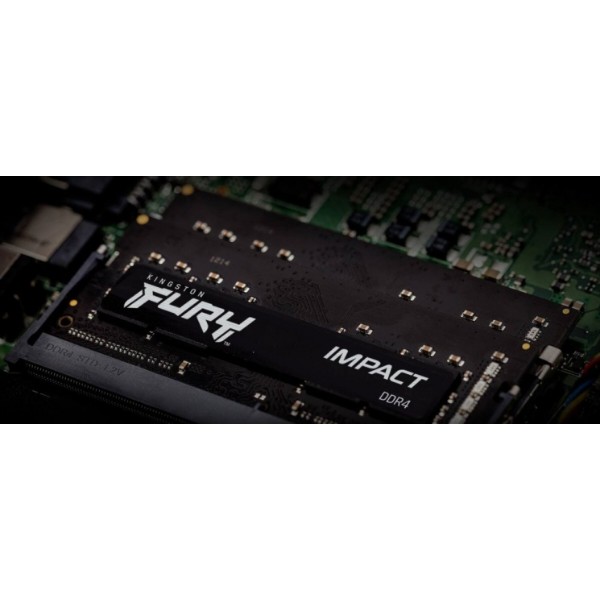 Фото - Пам'ять DDR Kingston DDR4 2/8GB KIT 3200 FURY Impact (KF432S20IBK2/16)