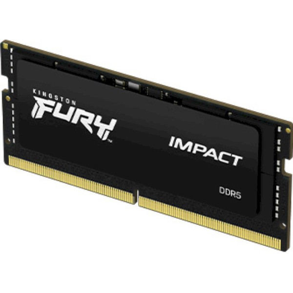 Фото - Пам'ять DDR Kingston Fury Impact DDR5-6000 16GB SODIMM CL38-38-38 1.35V XMP (KF560S38IB-16)