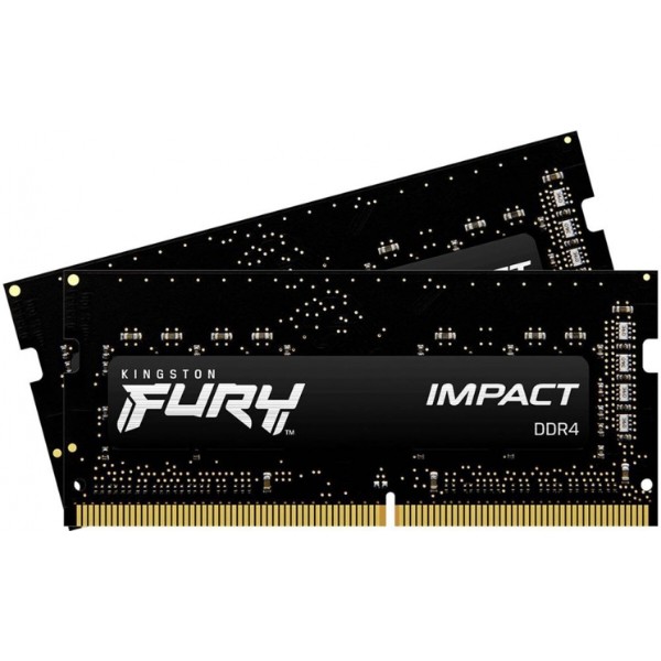 Фото - Пам'ять DDR Kingston DDR4 2/8GB KIT 3200 FURY Impact (KF432S20IBK2/16)