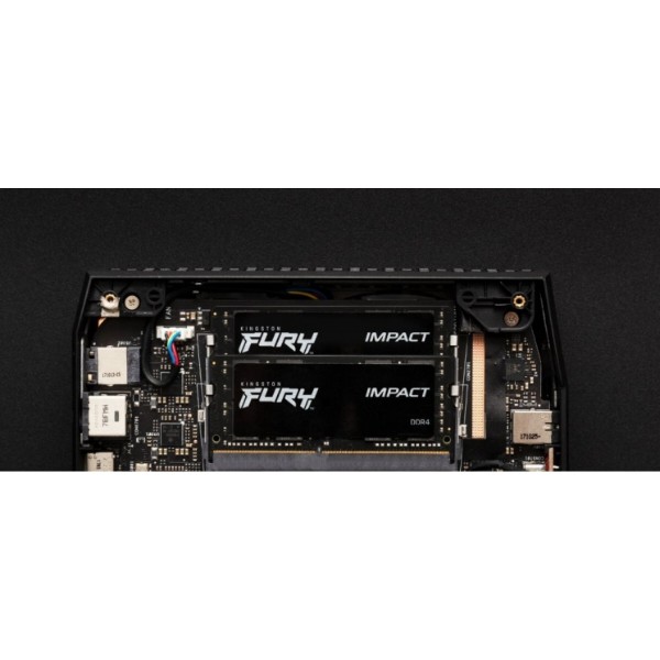Фото - Пам'ять DDR Kingston DDR4 2/8GB KIT 3200 FURY Impact (KF432S20IBK2/16)