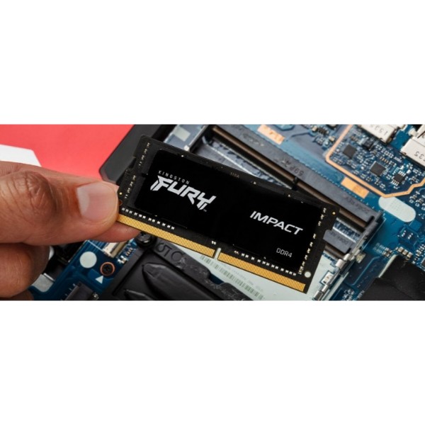 Фото - Пам'ять DDR Kingston DDR4 2/8GB KIT 3200 FURY Impact (KF432S20IBK2/16)