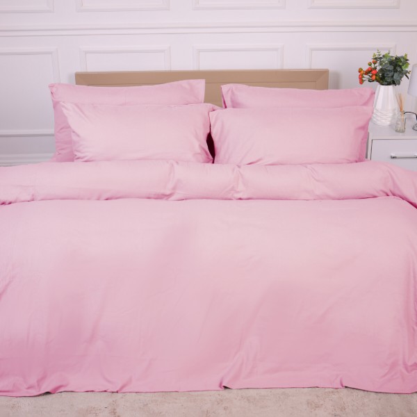 Фото - Простынь двуспальная MirSon Фланель 08 Pink 180x200 см (2200009651489)