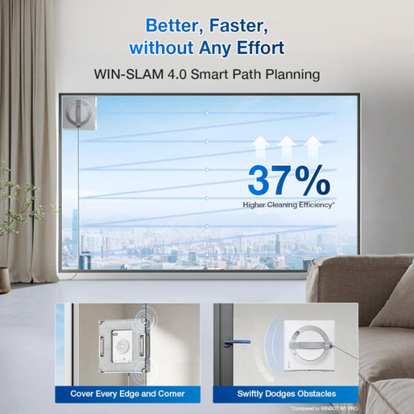 Фото - Пилосос віконний Ecovacs Winbot W2 PRO (WG852-11)